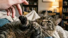 Die Katze zeigt ihren Bauch, aber beißt, wenn Sie Ihre Hand ausstrecken: Deshalb ist das so